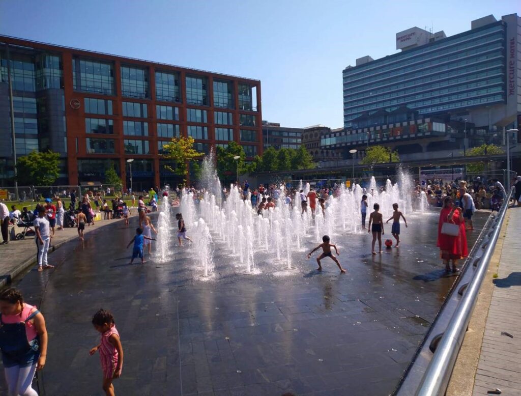 Fountain in Manchester